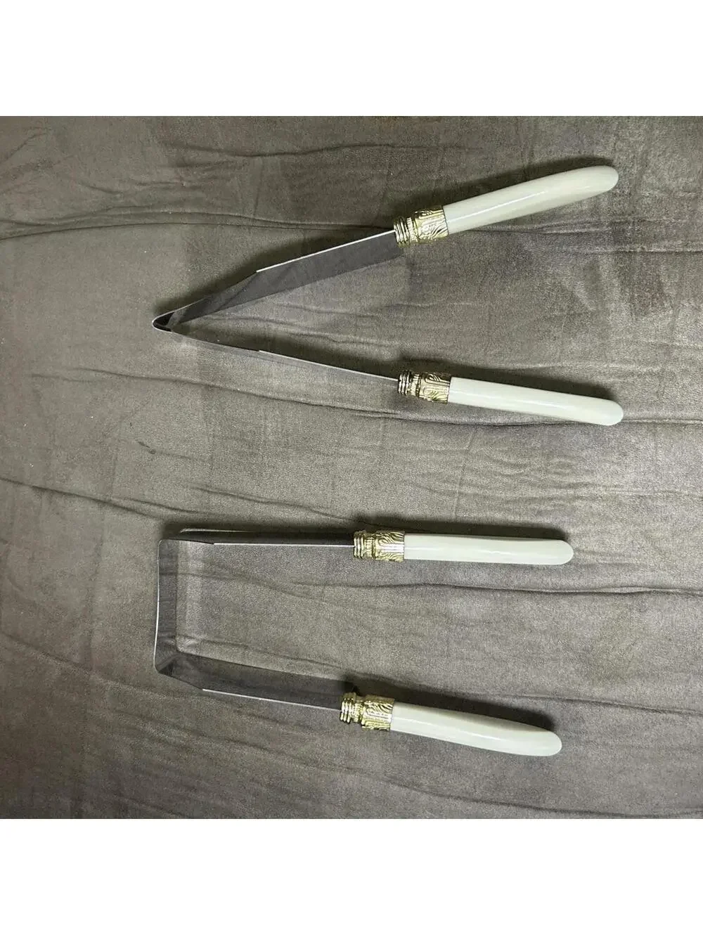 Debbie Meyer Cake Cutter Stainless Steel Set Lot of 2